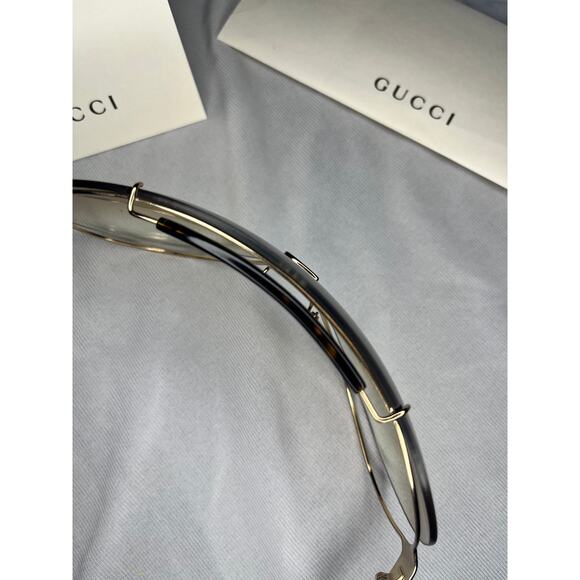 GUCCI Aviator Shield Sunglasses - Picture 6 of 8